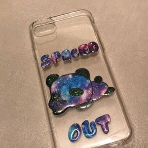 Galaxy panda (spaced out) Cute phone case